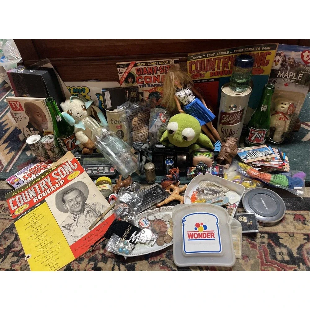 Mixed Lot of Junk Drawer Toys McDonald’s Coins Silver Collections  READ